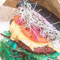 Vegan Beyond Meat Burger at Two Monkeys in Copenhagen