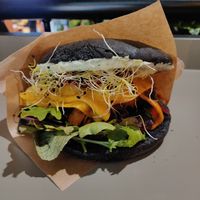 BBQ pulled sandwich + cheese at Two Monkeys in Copenhagen