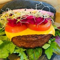 Best vegan burger ever 😍 at Two Monkeys in Copenhagen