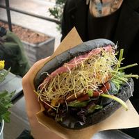 Impossible burger at Two Monkeys in Copenhagen