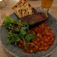 Tamarind aubergine and vegetable tagine with flatbread at Auchrannie Resort in Isle Of Arran