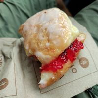 Jam-filled at Neil's Donuts in Wallingford