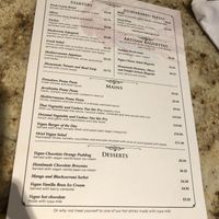 Plenty of options - vegan nachos had some spice, which was yummy, and the chocolate orange pudding was divine.  at Oriel in Poole