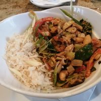 Thai cashew stir fry at Oriel in Poole