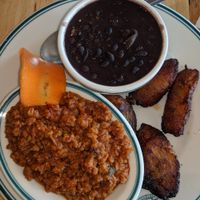 Vegan Picadillo at Alexandra's in Hollywood