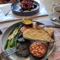 Vegan breakfast at Brown Sugar in Fowey