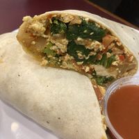 Tofu burrito   at Mom's Diner in Syracuse
