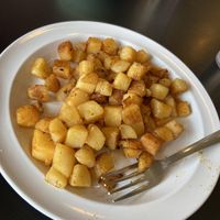 Home fries at Mom's Diner in Syracuse