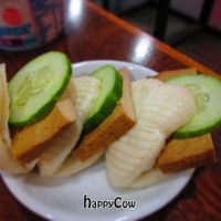 Tofu pockets at Woods Bio Marche in Kuala Lumpur