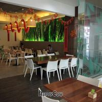 Restaurant setting at Woods Bio Marche in Kuala Lumpur