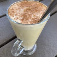 Chai latte  at Phoenix Café in Findhorn