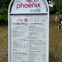 Menu   at Phoenix Café in Findhorn