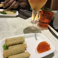 Spring roll starters at Zikiya in Venice