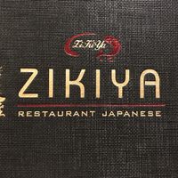 Restaurant name at Zikiya in Venice