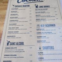 Carte boissons de ouf at Psychédélice in Saint-julien-en-born