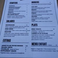 Carte repas at Psychédélice in Saint-julien-en-born