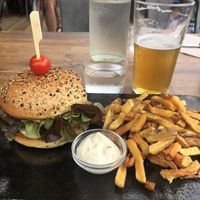 Titan burger at Psychédélice in Saint-julien-en-born