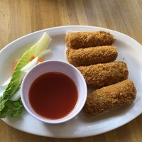 Crispy spring rolls  at Pho King 4 Restaurant in Davis