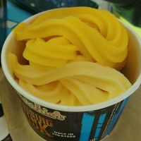 Top: Mango, Bottom: Orange Pineapple (about $6) at Menchie's Frozen Yogurt in Allen