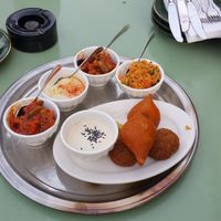 Mezze plate (2-3 person plate, comes with bread) at Bebek in Zurich