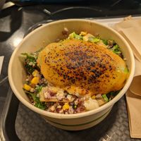 Rice bowl at REDWHITE BONELESS RAMEN - Boston in Boston