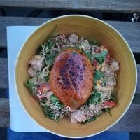 Zen bowl at REDWHITE BONELESS RAMEN - Boston in Boston