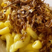 Spicy Mac & miso  at REDWHITE BONELESS RAMEN - Boston in Boston