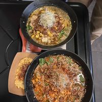 Top:Masterpiece, bottom:dragon  at REDWHITE BONELESS RAMEN - Boston in Boston