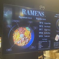 The menu  at REDWHITE BONELESS RAMEN - Boston in Boston