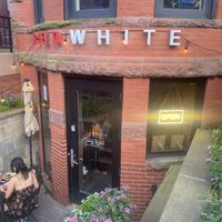 A bit of outside seating !  at REDWHITE BONELESS RAMEN - Boston in Boston