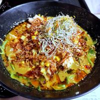 Curry ginger signature ramen at REDWHITE BONELESS RAMEN - Boston in Boston