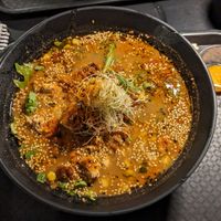 Red (spicy) miso ramen at REDWHITE BONELESS RAMEN - Boston in Boston