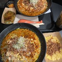 Mac and Cheese and Avocado sides  at REDWHITE BONELESS RAMEN - Boston in Boston