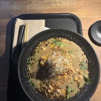 Garlic miso ramen  at REDWHITE BONELESS RAMEN - Boston in Boston