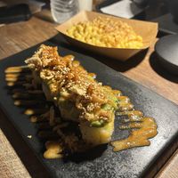 Sushi and Mac & Cheese  at REDWHITE BONELESS RAMEN - Boston in Boston