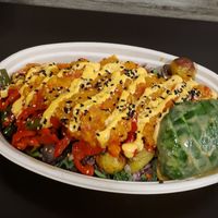 Spicy bowl with add on avocado at REDWHITE BONELESS RAMEN - Boston in Boston