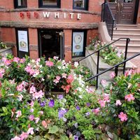 From outside at REDWHITE BONELESS RAMEN - Boston in Boston