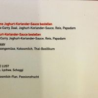 Vegan menu part 2 at Lily's in Zurich