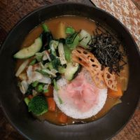 Japanese curry - pretty but could use some more variety in flavour at The Henson in Marrickville