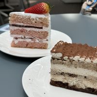 Tiramisu and strawberry cake   at SIN - Prive - Jewel  in East Singapore