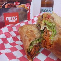 Burrito de Pastor at Fritxs in Playa Del Carmen