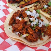 Taco de Chorizo at Fritxs in Playa Del Carmen