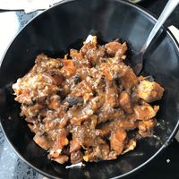 Sweet potato poutine at Copper Branch - St Roch in Quebec