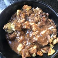 Poutine patatas copper cubes at Copper Branch - St Roch in Quebec