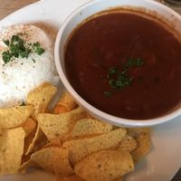 Three bean chilli at The Golden Guinea in Looe