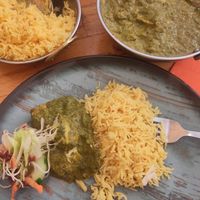 Tofu Palak curry at Moghul in Berlin