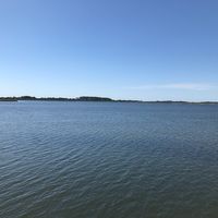 Bay view at Freshfit Cafe in Nags Head