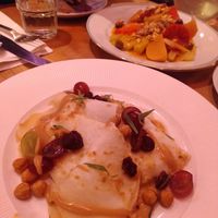 Delicious celeriac in salt crust and fennel orange sharing platters #Veganuary at Baka d'busk in Copenhagen