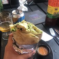The normal vegan burrito  at Tacopop in Copenhagen