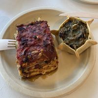 Lasagna n quiche  at The Plantisserie in Miami